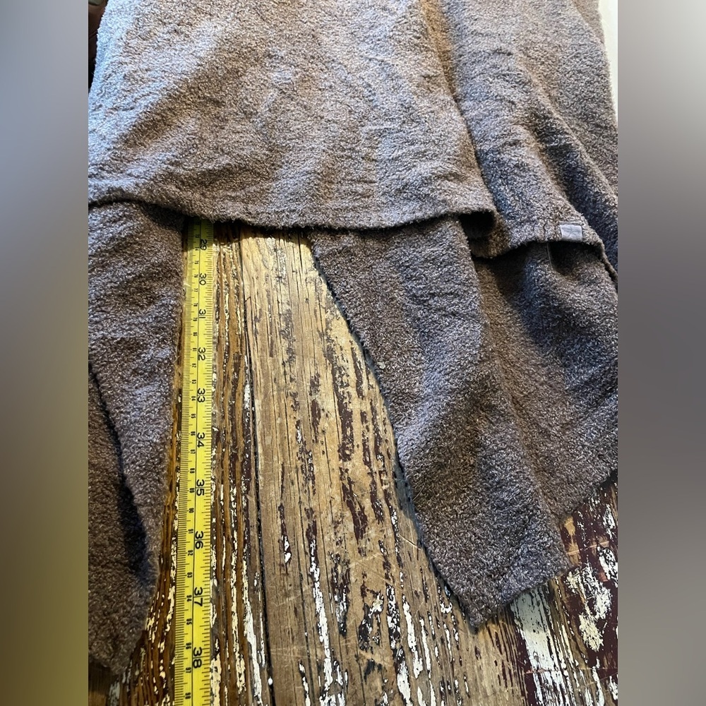 BAREFOOT DREAMS Island Wrap Open Front Cardigan Taupe CozyChic Lite Soft S/M - Picture 16 of 16